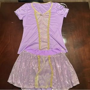 NWOT Run Disney Repunzel Running Costume Medium
